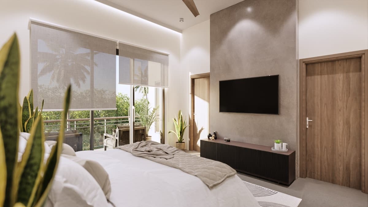 2 bedroom unit interior